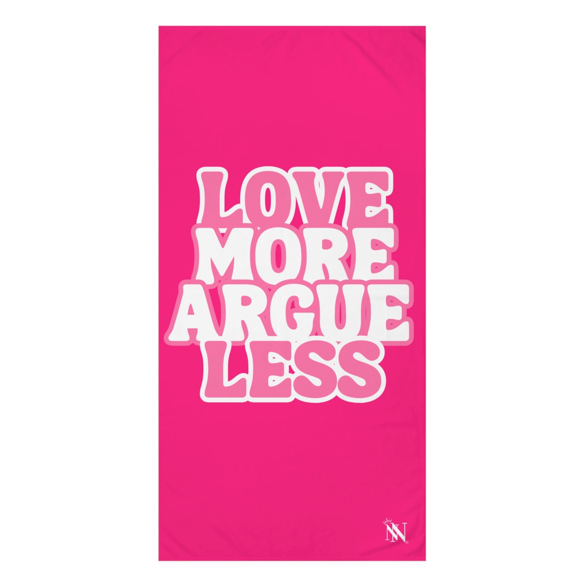 Love More Argue Less Big Anal Play Sex Towel