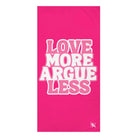 Love More Argue Less | Mix & Match XL Fun-Flirty Lovers’ Towels