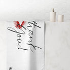Thank You! with a Kiss | Mix & Match XL Fun-Flirty Lovers’ Towels