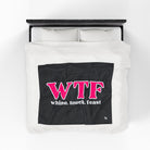 WTF Whine Touch Feast | Mix & Match Velveteen Fun-Flirty Lovers’ Blankets