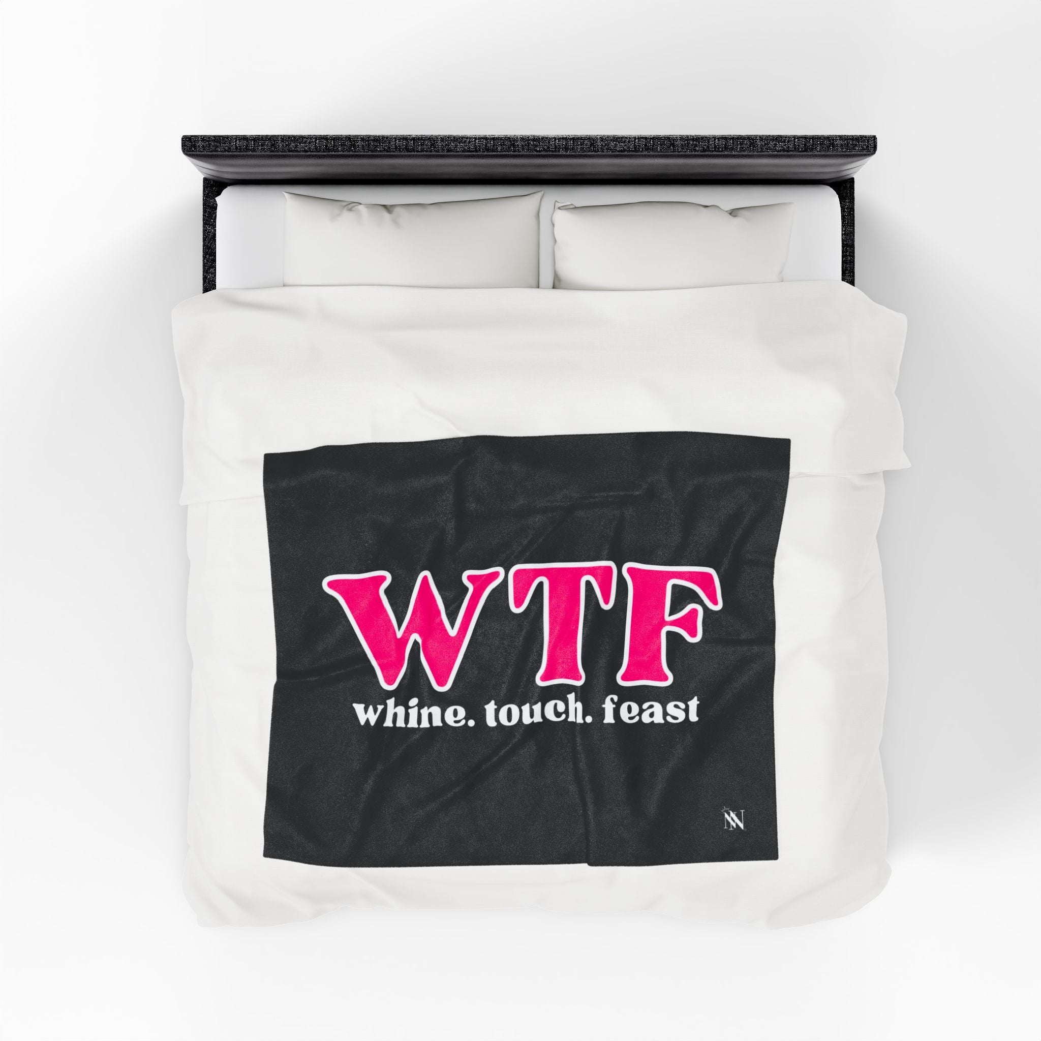 WTF Whine Touch Feast | Mix & Match Velveteen Fun-Flirty Lovers’ Blankets