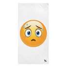 Sweating It Emoji Extra Large Towel