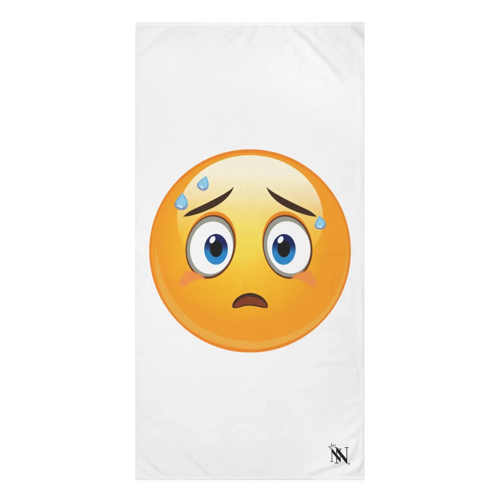 Sweating It Emoji Extra Large Towel