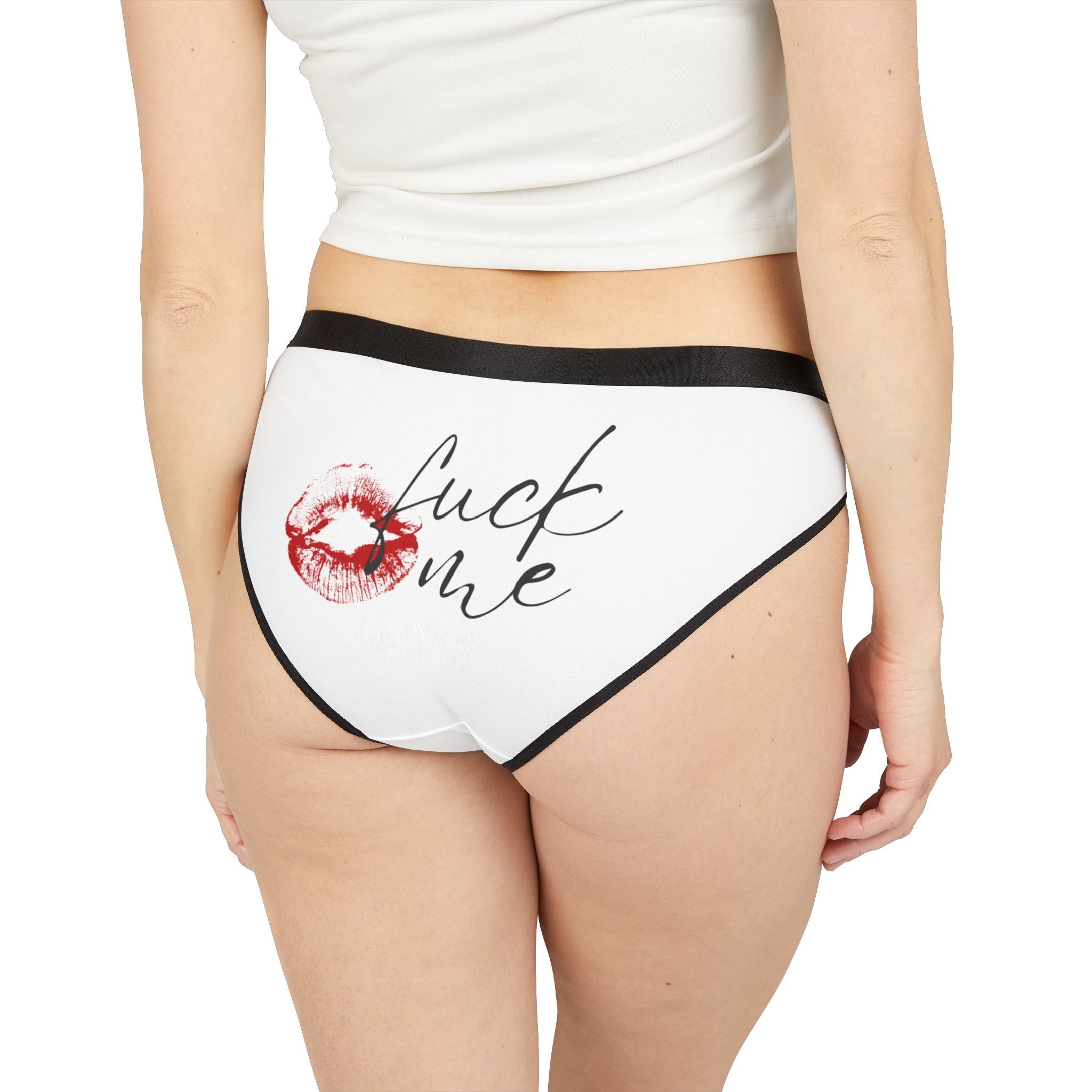 Fuck Me with a Kiss Romantic Sex Gifts Women’s Panties