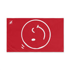 Wink Emoji Red Cum Towel