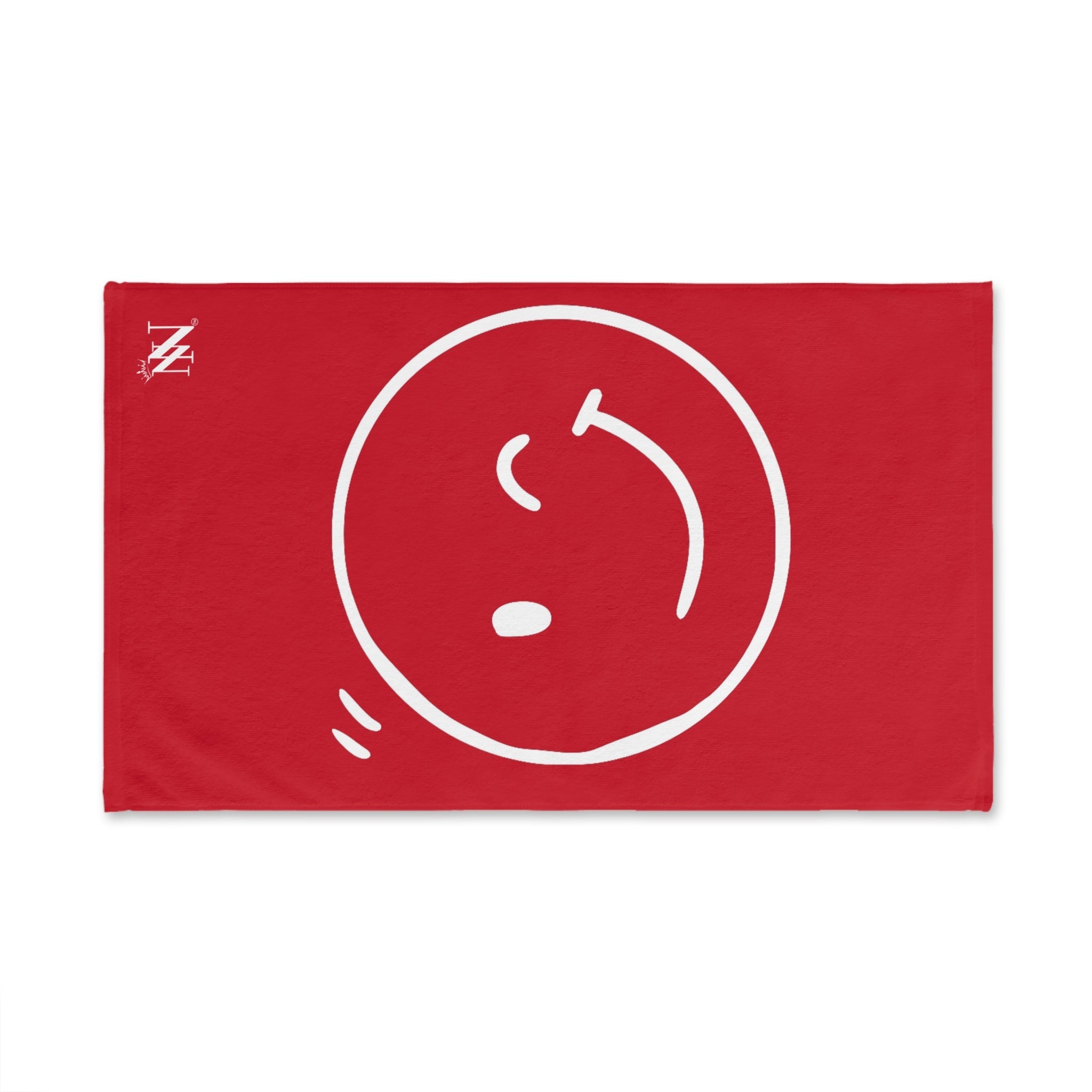 Wink Emoji Red Cum Towel