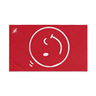 Wink Emoji Red | Mix & Match Classic Fun-Flirty Lovers’ Towels