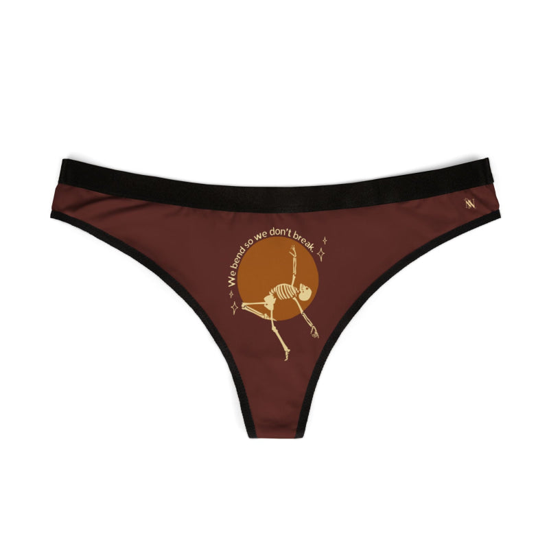 We Bend So We Don’t Break | Mix & Match Women’s Fun-Flirty Lovers’ Thongs