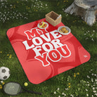 My Love for You Heart Pattern | Mix Match Fun-Flirty Lovers’ Water-Resistant Blankets