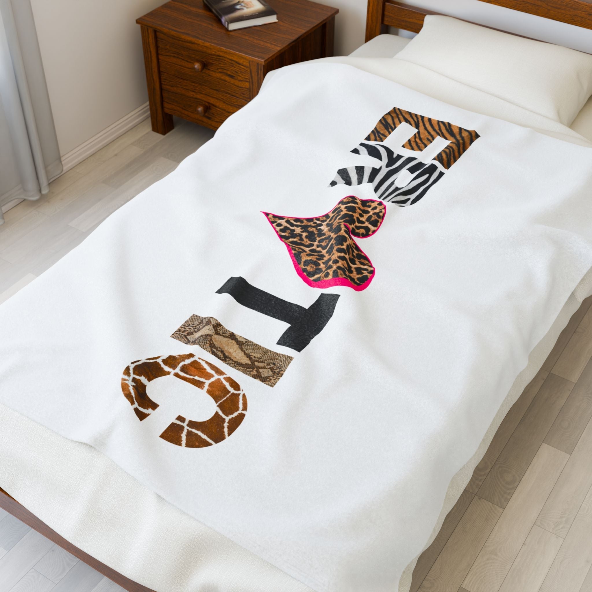 Erotic Animal Print | Mix & Match Velveteen Fun-Flirty Lovers’ Blankets