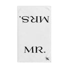 Mr Mrs Shareable White | Mix & Match Classic Fun-Flirty Lovers’ Towels