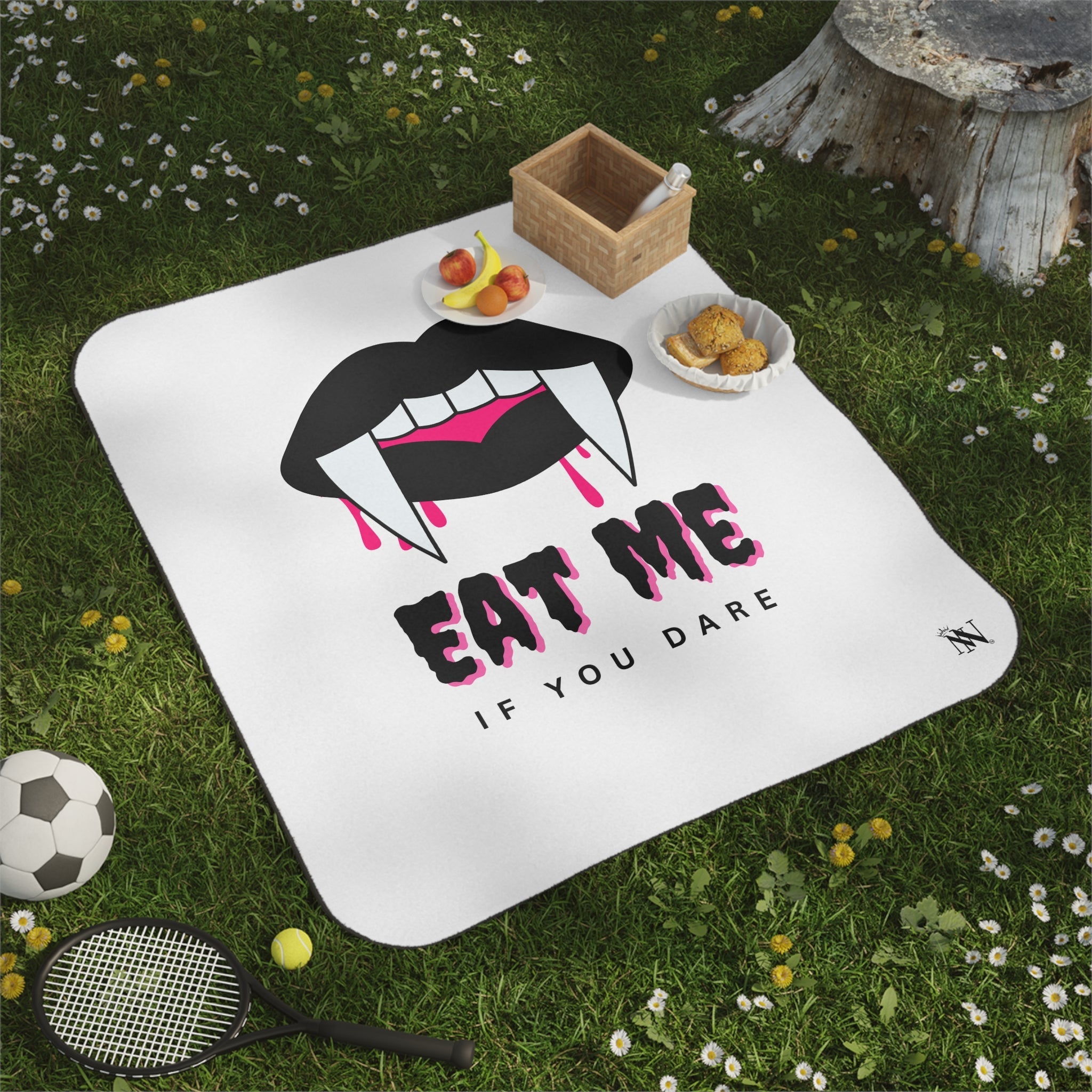 Eat Me If You Dare | Mix Match Fun-Flirty Lovers’ Water-Resistant Blankets