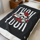 Roses Skulls & Fuck | Mix & Match Soft Fun-Flirty Lovers’ Blankets