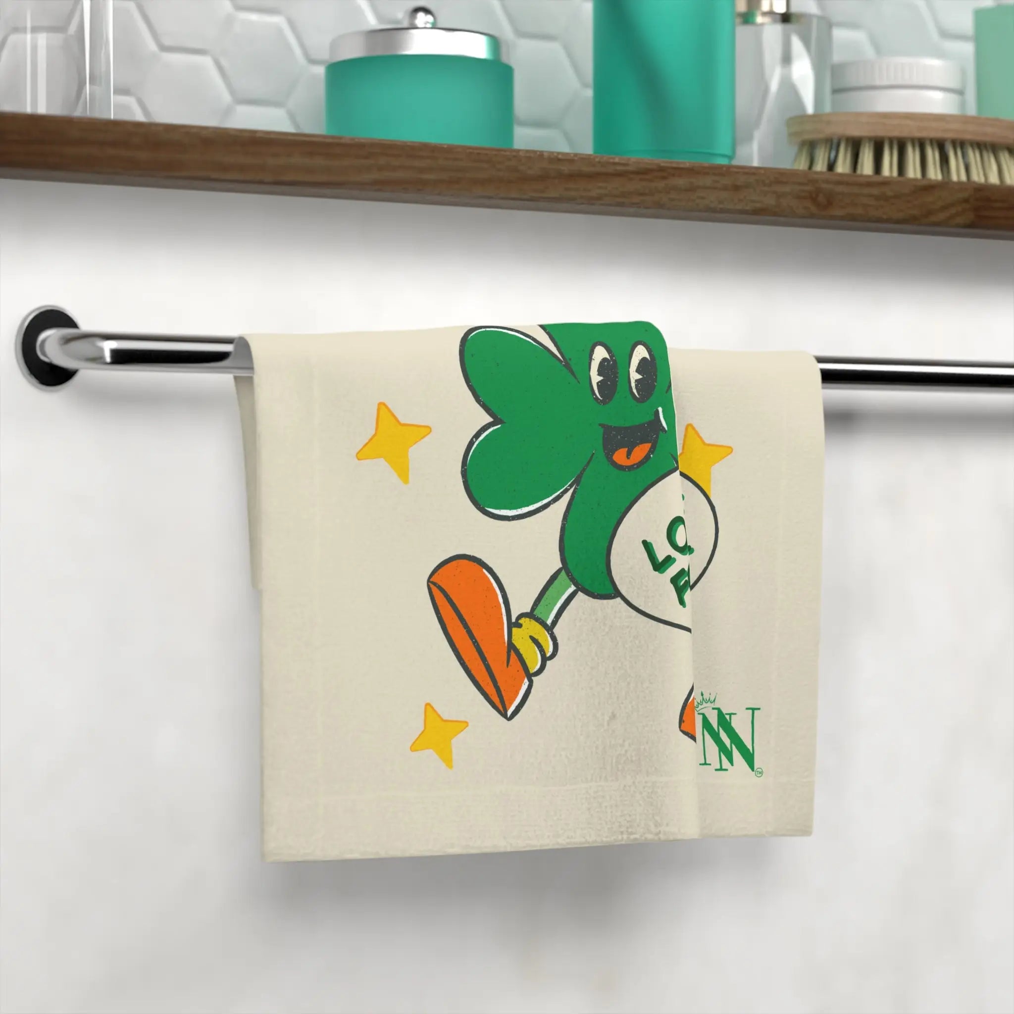Looking for Luck Shamrock St. Patrick’s Day | Mix & Match Lils’ Fun-Flirty Lovers’ Towels