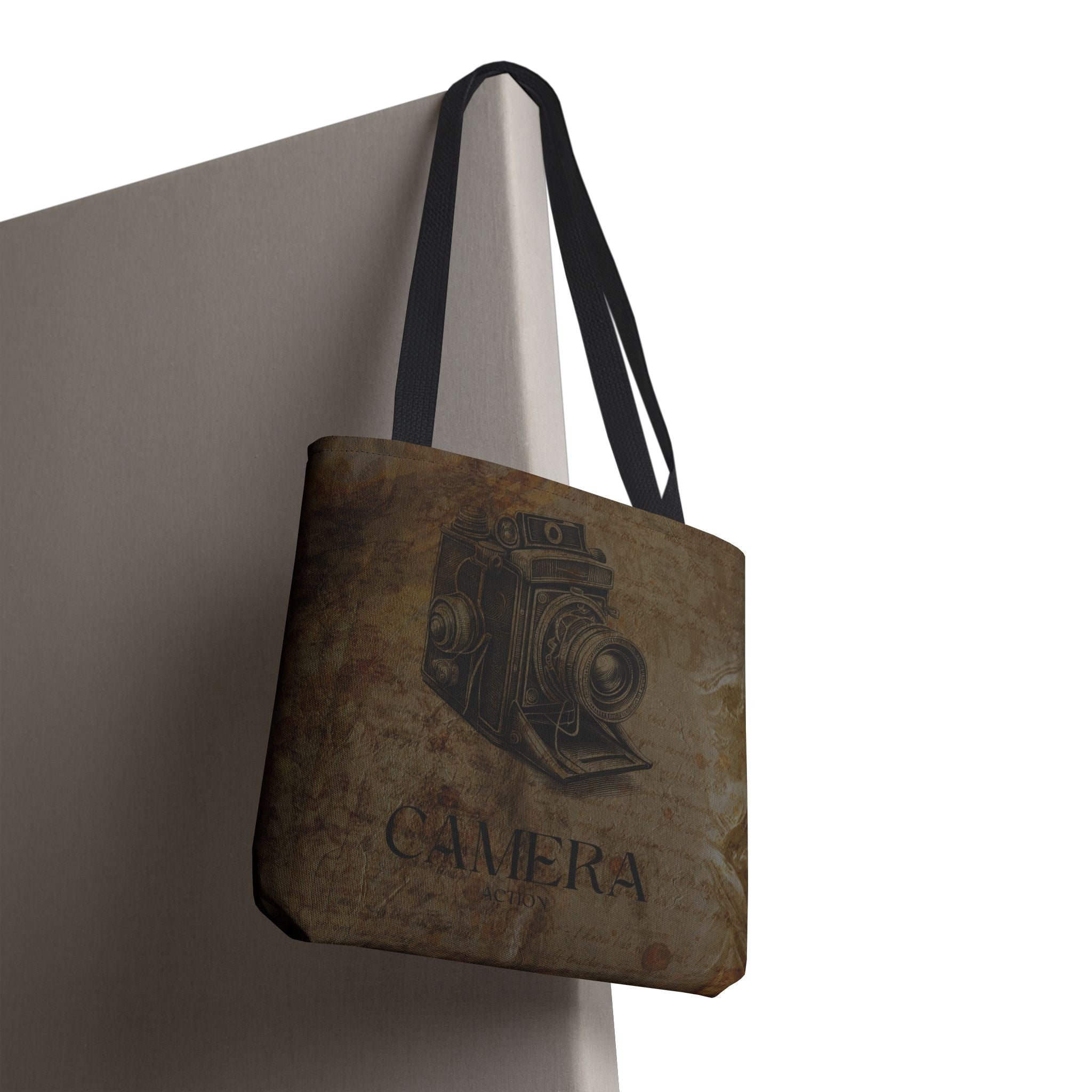 Vintage Camera Action Cute Flirty Fun Everyday Weekend Tote Bag