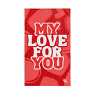 My Love for You Heart Pattern | Mix & Match Classic Fun-Flirty Lovers’ Towels