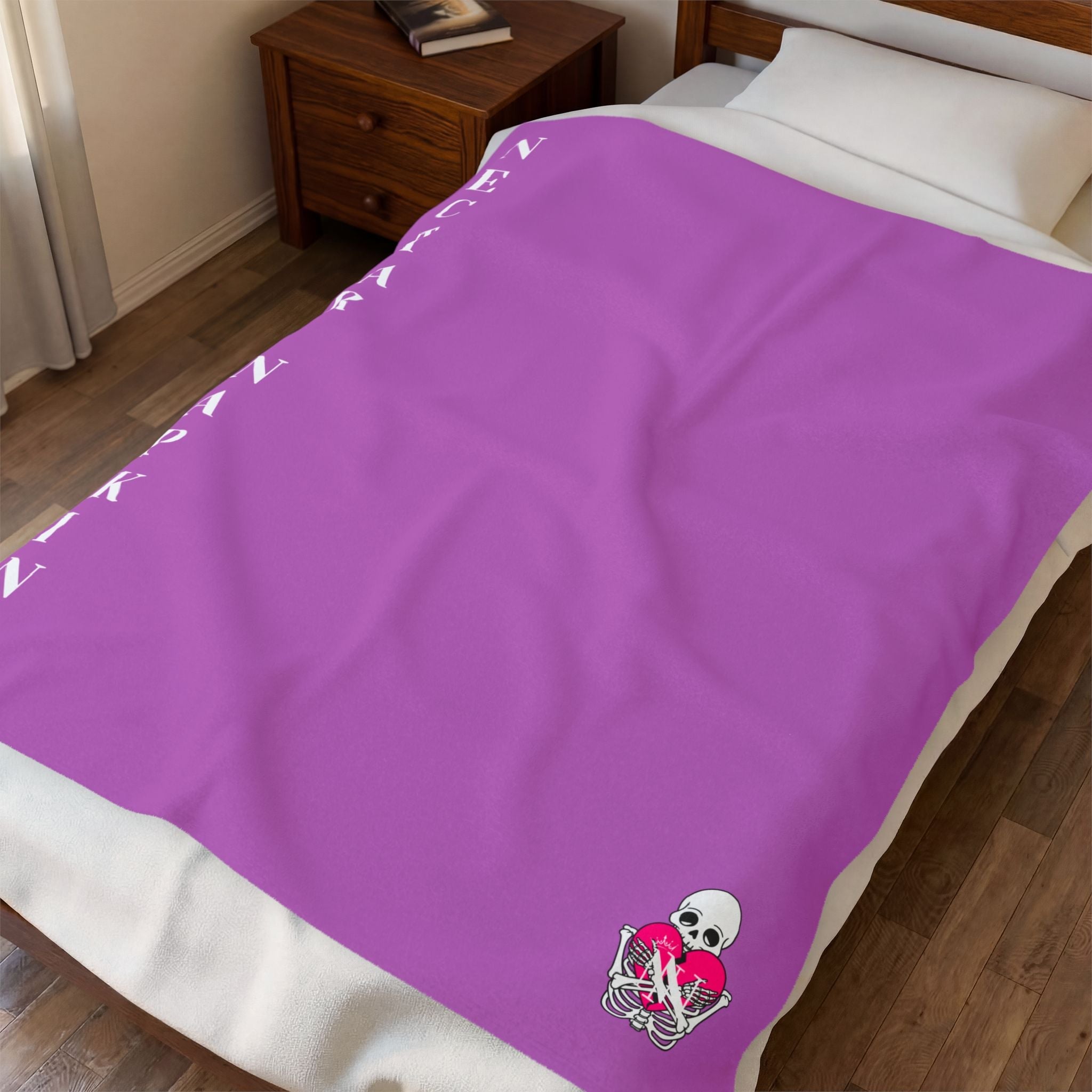 Nectar Napkins Brand Soft Plum | Nectar Napkins Fun-Flirty Lovers’ Blankets