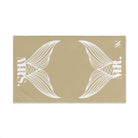Mr. Mrs. Mermaid Shareable Sides Gold Cum Towel