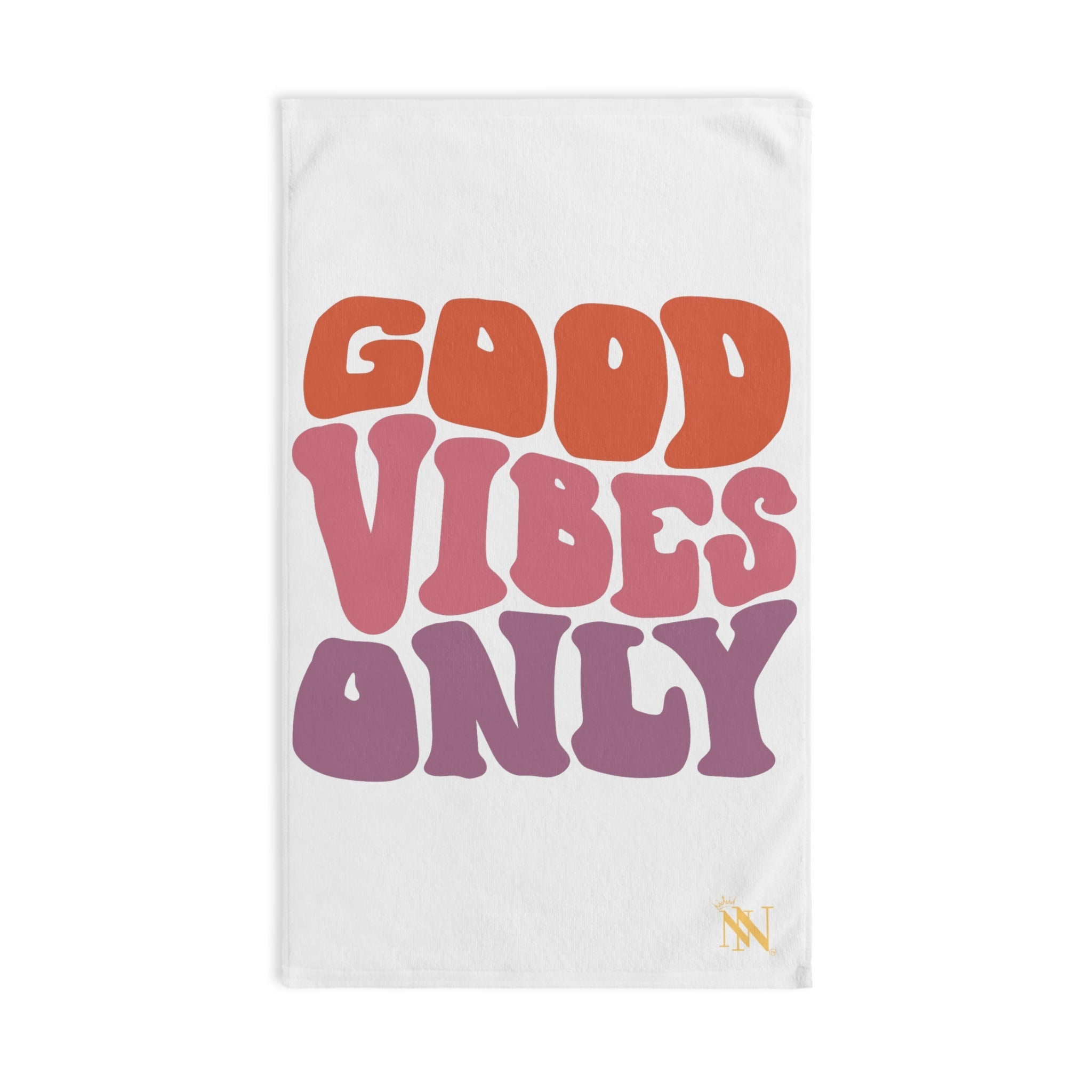 Good Vibes Retro Letters Cum Towel