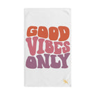 Good Vibes Retro Letters | Mix & Match Classic Fun-Flirty Lovers’ Towels