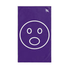 Surprised Emoji Purple | Mix & Match Classic Fun-Flirty Lovers’ Towels
