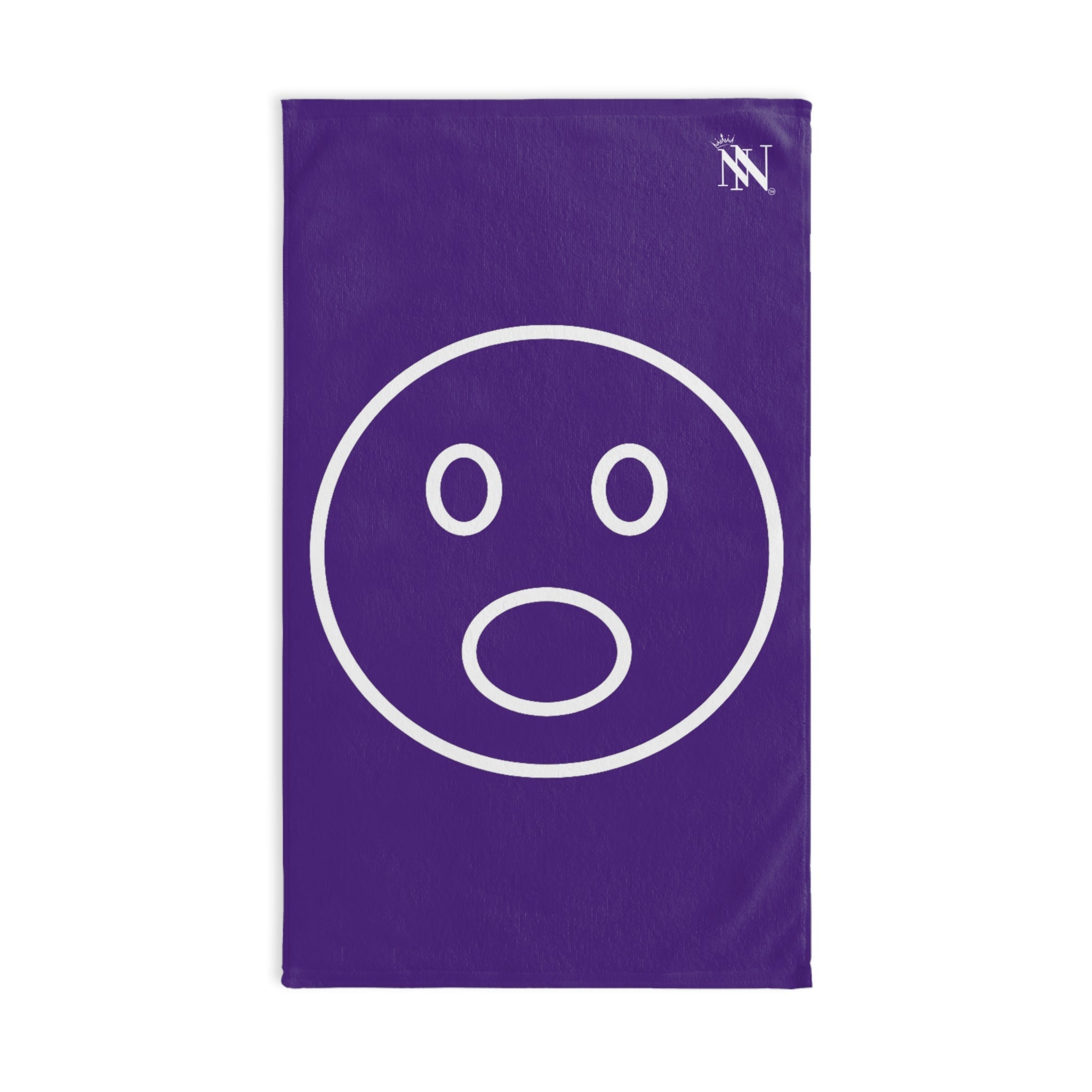 Surprised Emoji Purple | Mix & Match Classic Fun-Flirty Lovers’ Towels