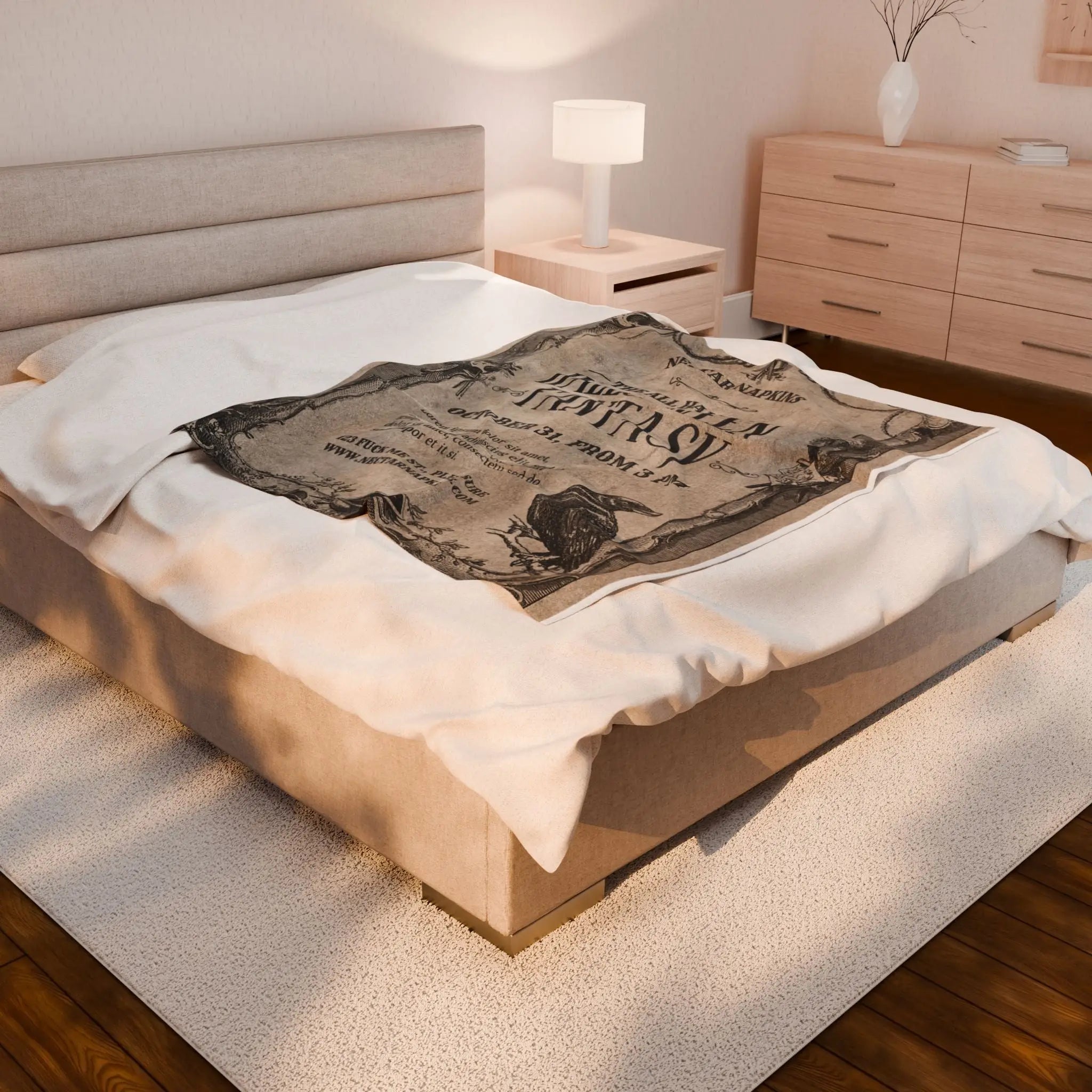 Halloween Fantasy | Mix & Match Velveteen Fun-Flirty Lovers’ Blankets