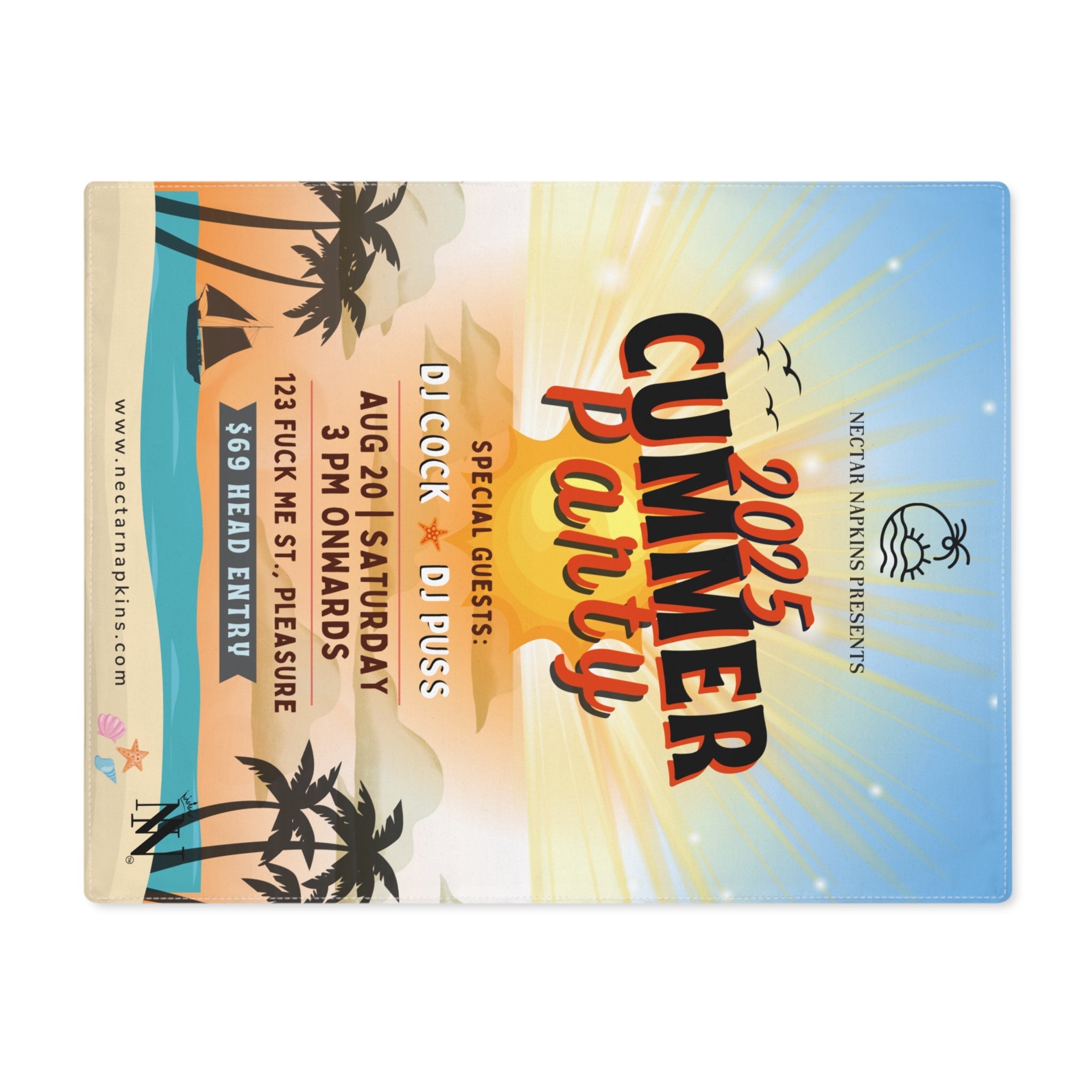 2025 Cummer Party | Mix & Match Playful Fun-Flirty Lovers’ Toy Mats