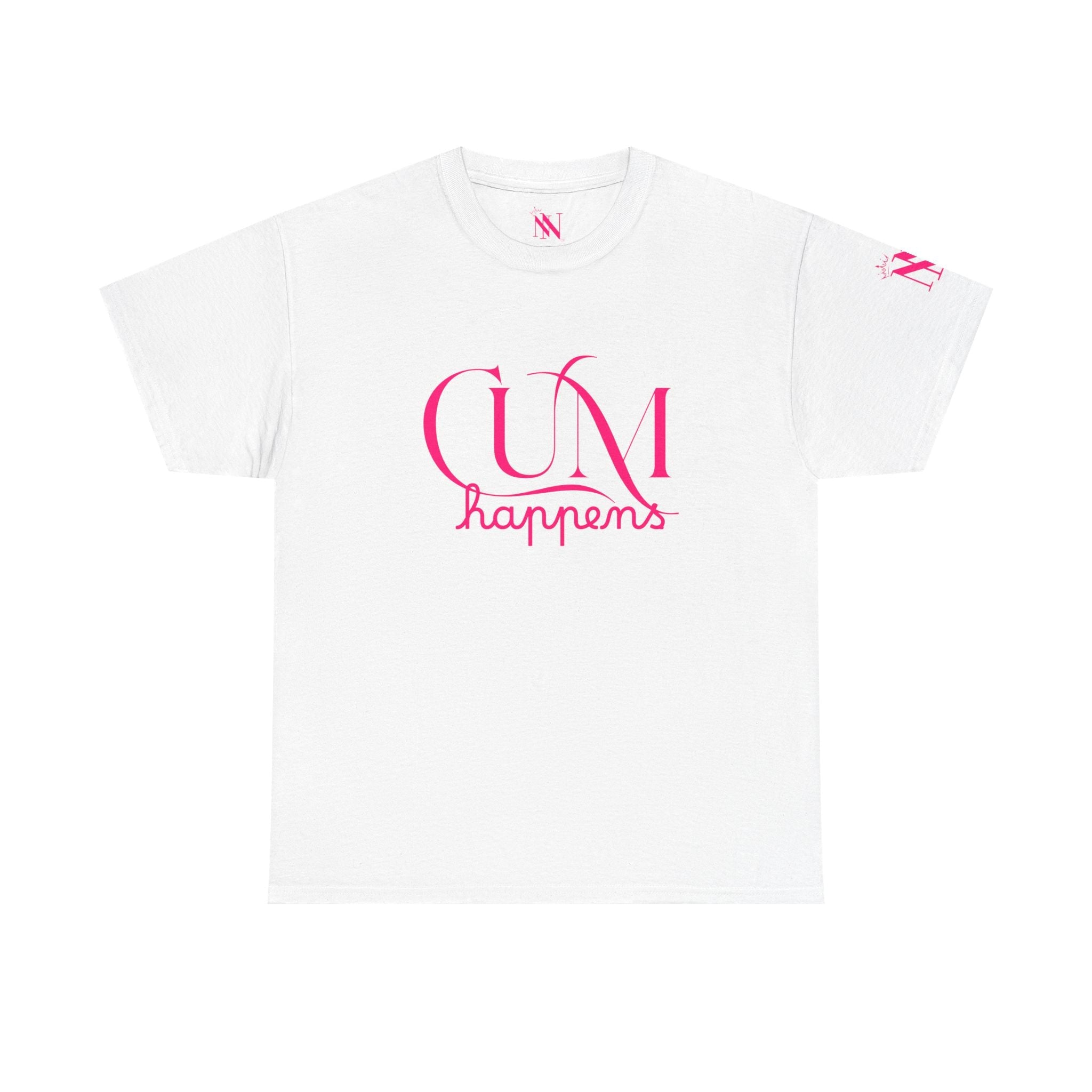 Cum Happens | Mix & Match 100% Cotton Unisex Fun-Flirty Lovers’ Tees