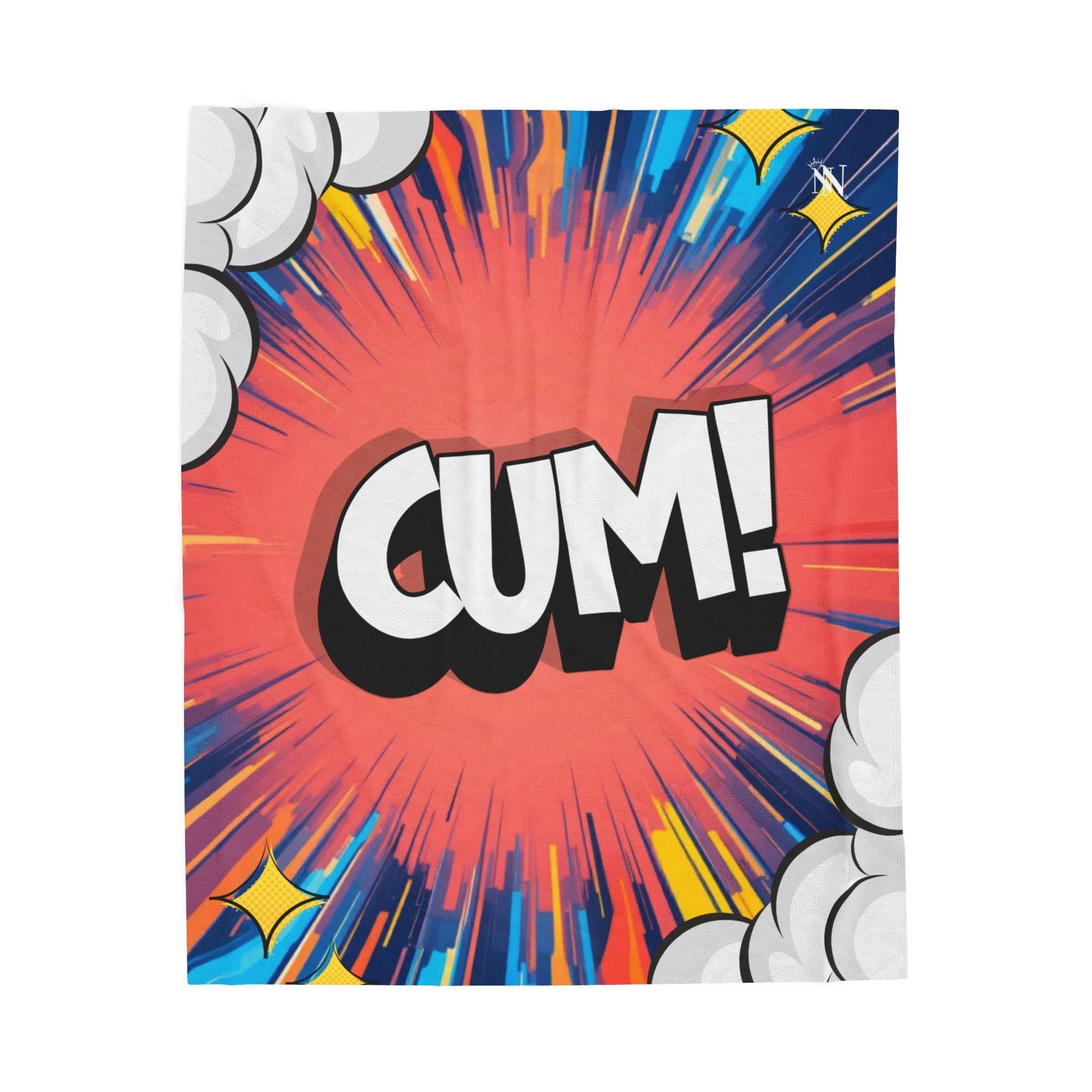 Cum! Pow | Mix & Match Velveteen Fun-Flirty Lovers’ Blankets