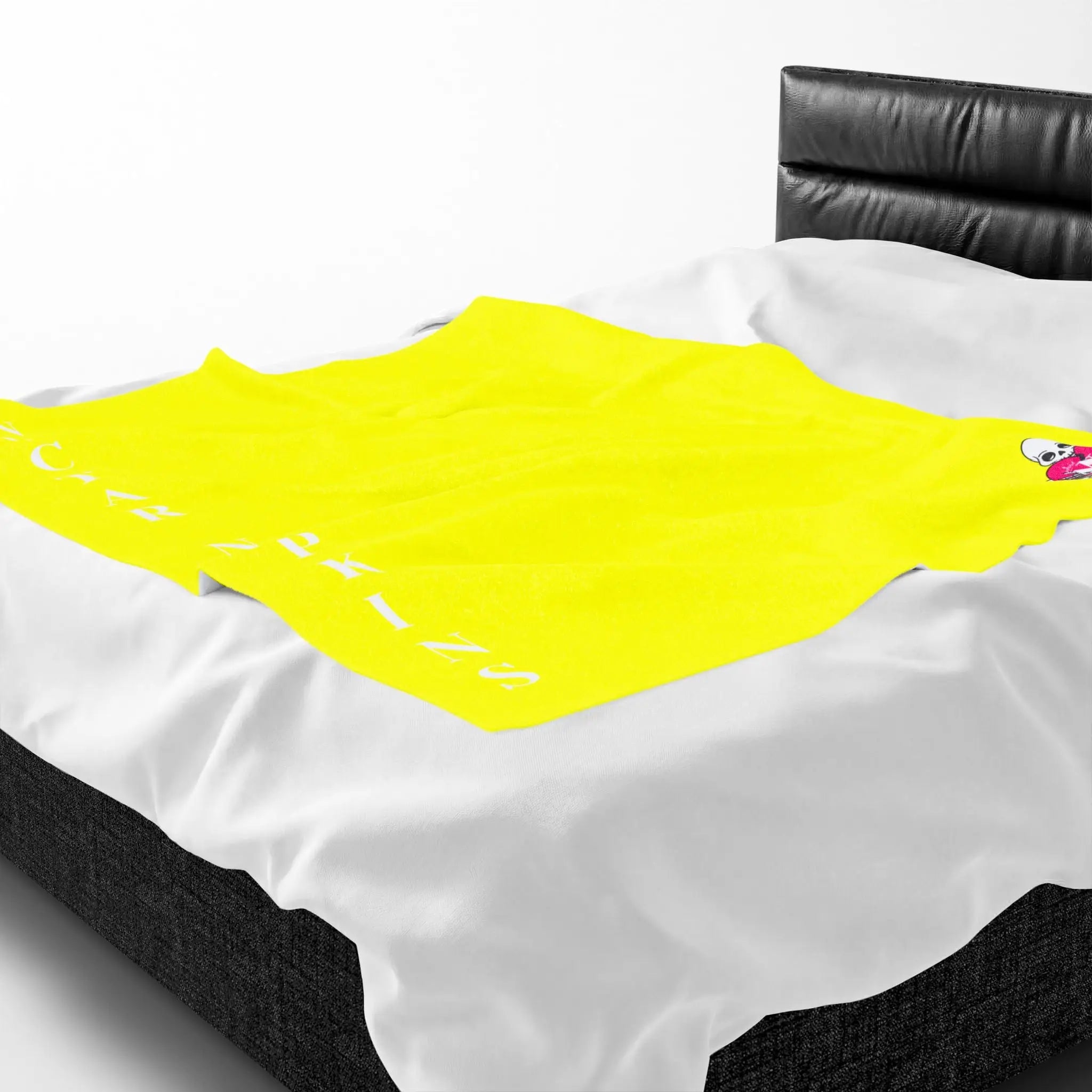 Nectar Napkins Brand Neon Yellow Love Blanket