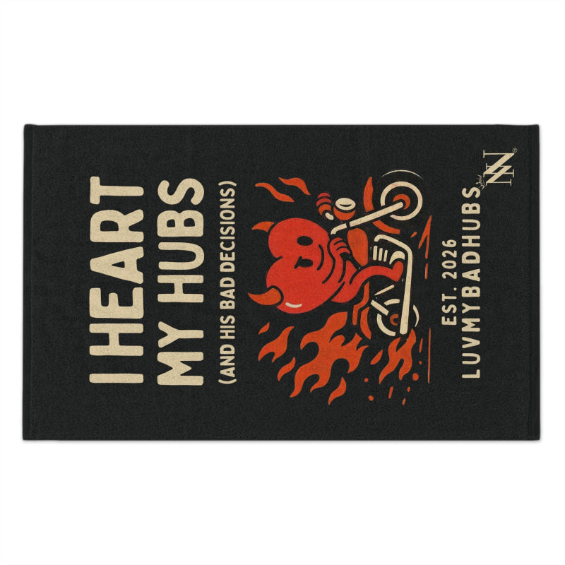 I Heart My Hubs | Mix & Match Soft Fun-Flirty Lovers’ Towels