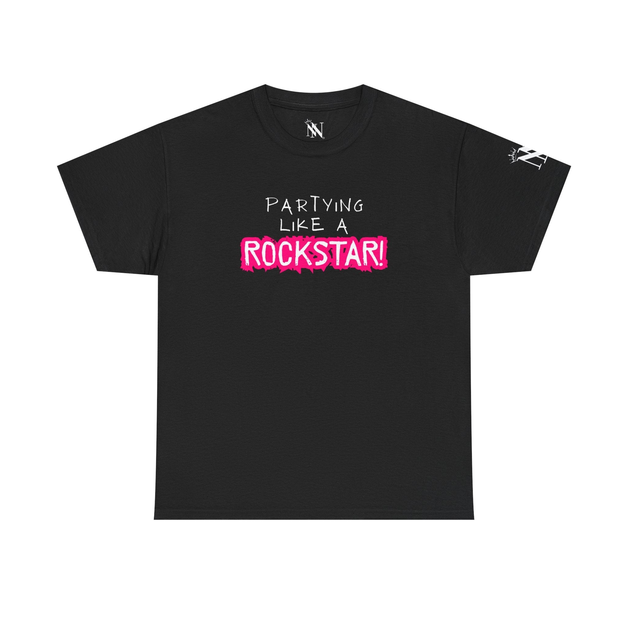 Partying Like a Rockstar! Cotton T-Shirt