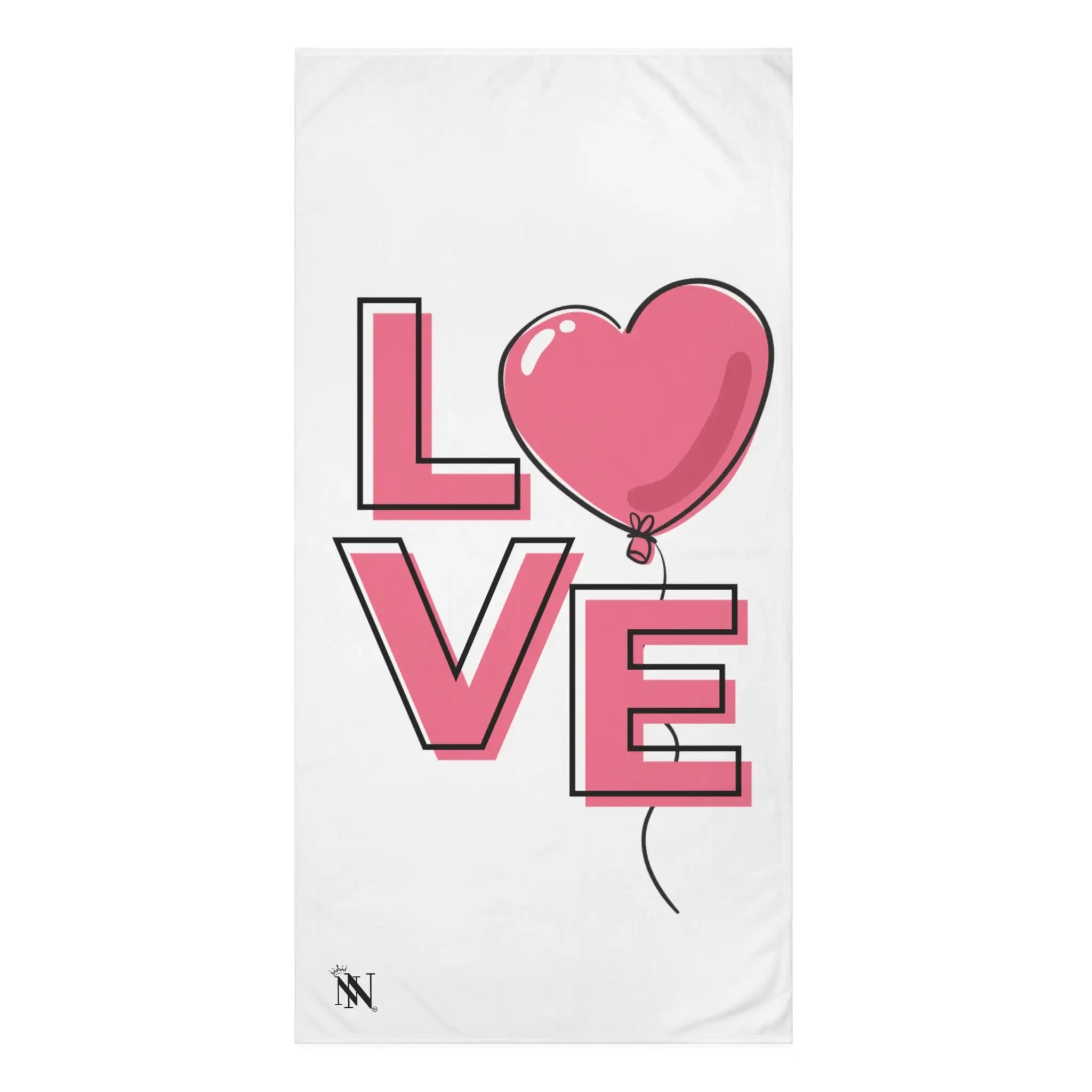 Heart Balloon Love Anal Play Sex Towel