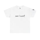 Can I Cum? | Mix & Match 100% Cotton Unisex Fun-Flirty Lovers’ Tees