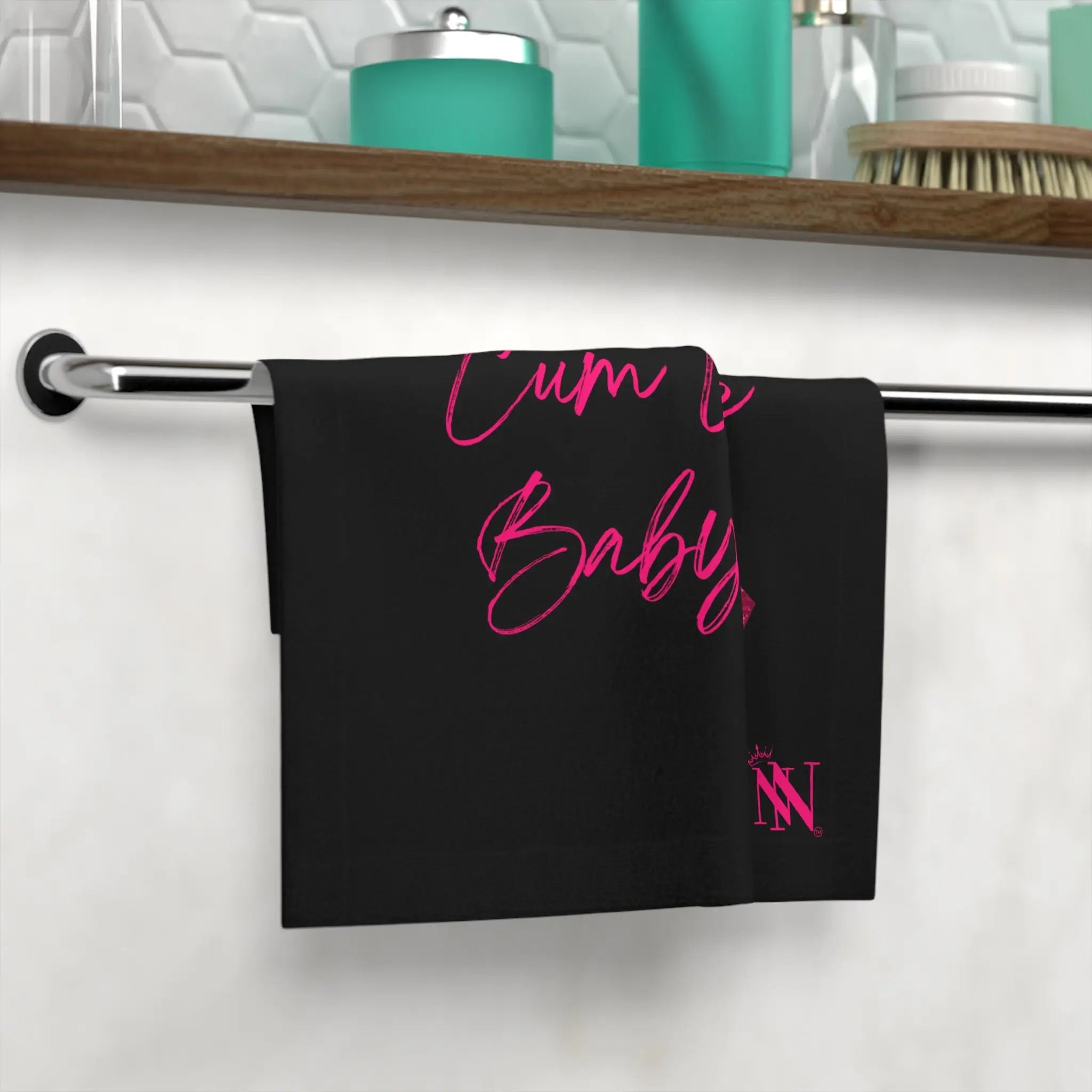 Cum Love Baby Kiss Mark | Nectar Napkins Lils’ Fun-Flirty Lovers’ Towels