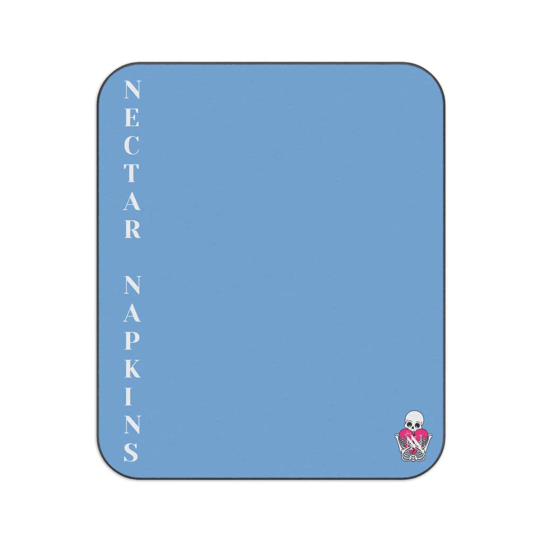 Nectar Napkins Brand Light Blue Water-Resistant Sex Blanket