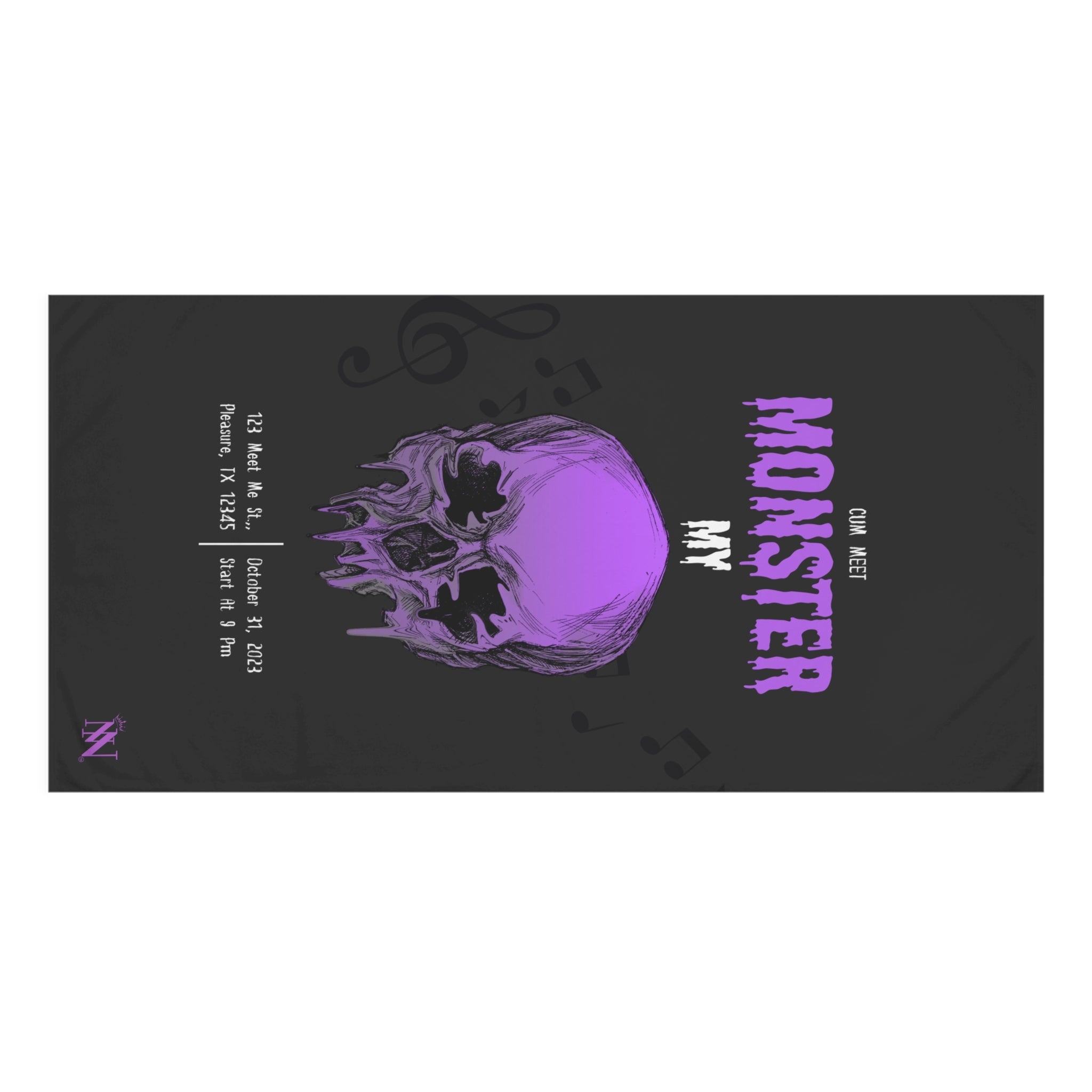 Meet My Monster | Mix & Match Naughty XL Fun-Flirty Lovers’ Towels