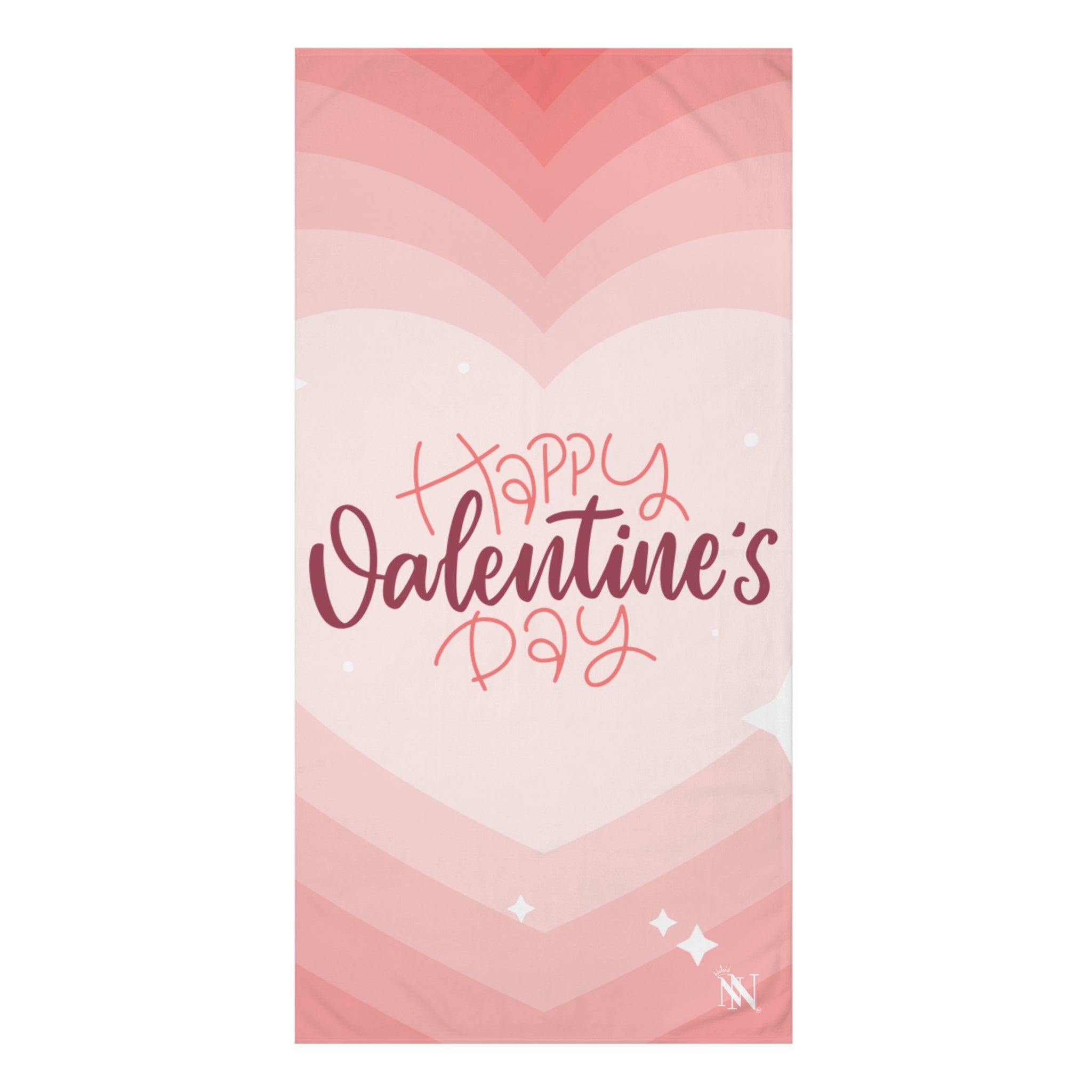 Happy Valentine’s Day Ombre Heart Fun Over Sized Sex Towel