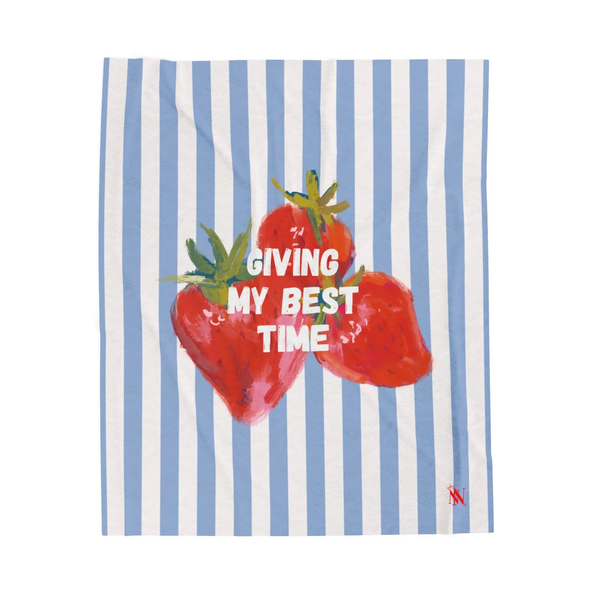 Giving My Best Time Berry | Mix & Match Soft Fun-Flirty Lovers’ Blankets