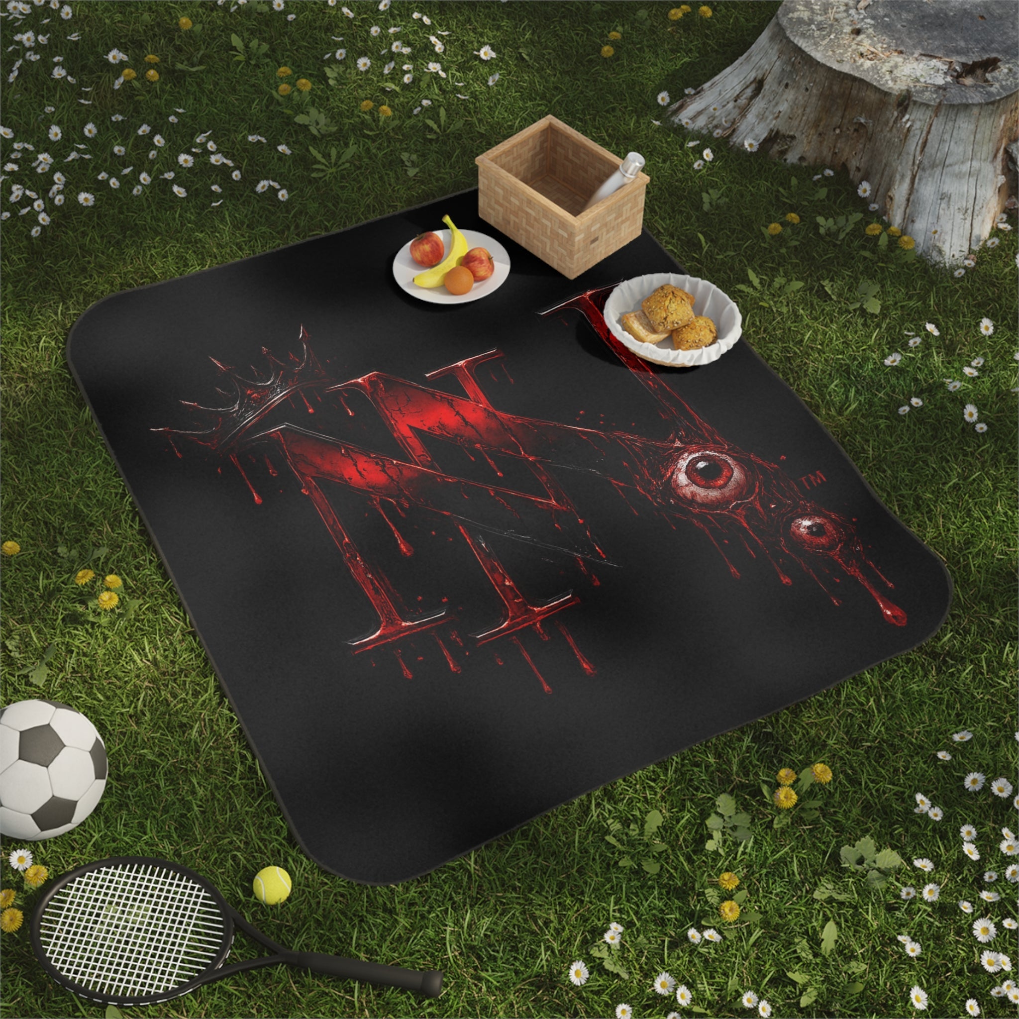 Nectar Napkins Blood Reign Eyes Logo Sex Blanket