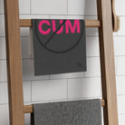 Don’t Cum Dark Grey | Mix & Match Soft Fun-Flirty Lovers’ Towels