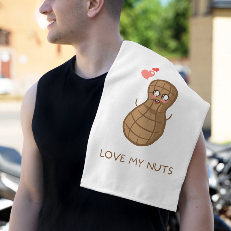 Love My Nuts | Mix & Match Soft Fun-Flirty Lovers’ Towels