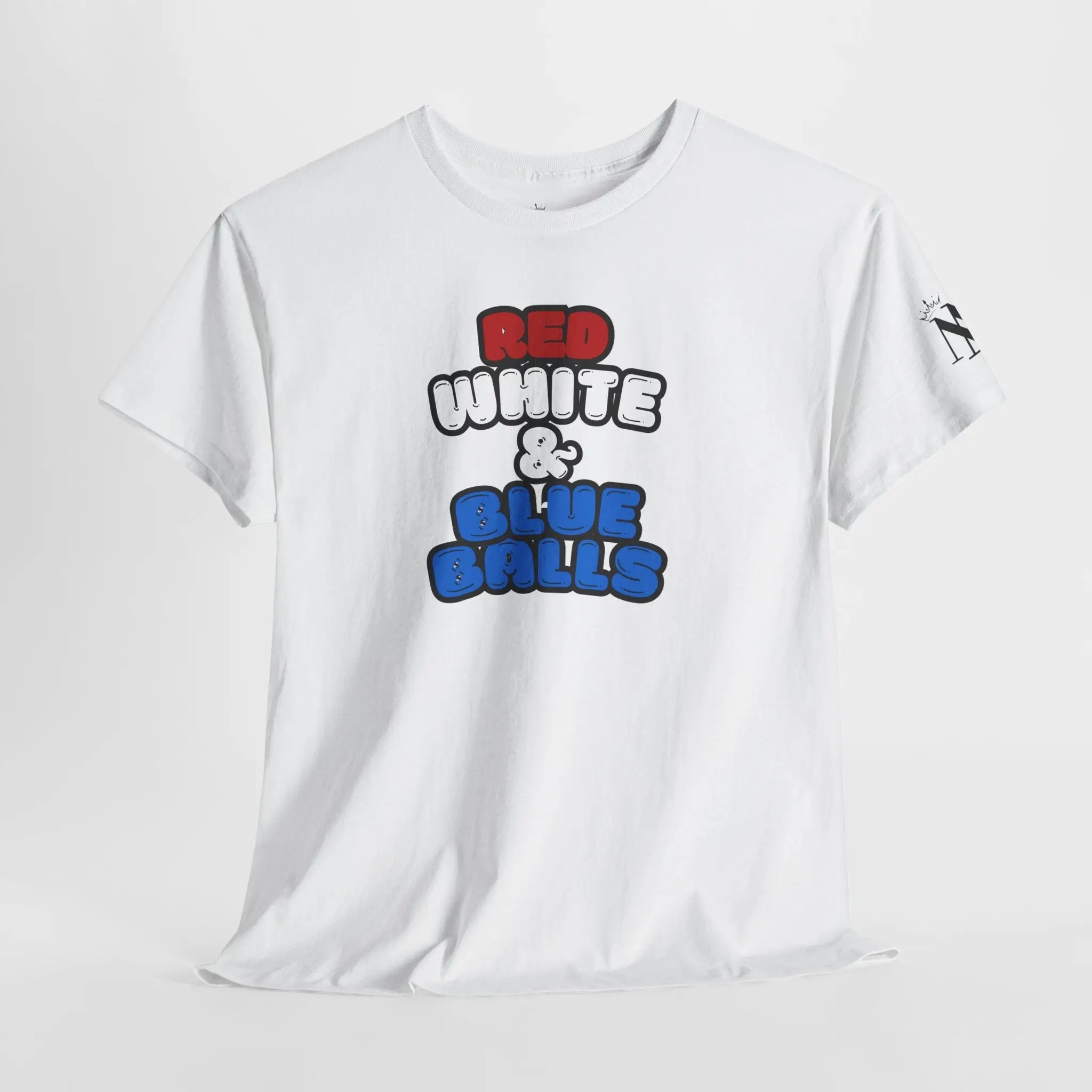 Red White & Blue Balls | Nectar Napkins Fun-Flirty Lovers’ T-Shirts