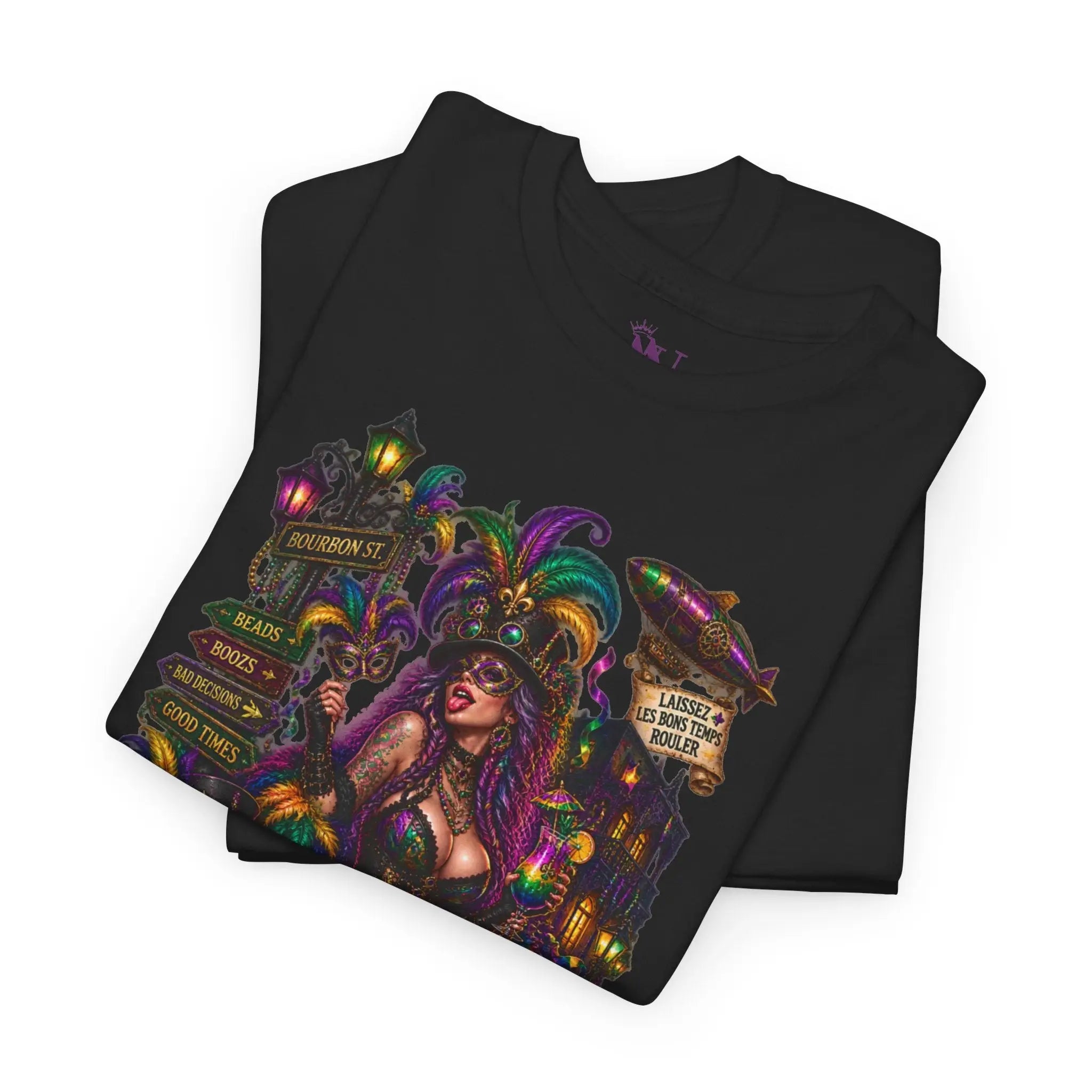 Mardi Gras Wicked Fantasy | Nectar Napkins Fun-Flirty Lovers’ T-Shirts