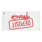Deposit Here with a Kiss | Mix & Match XL Fun-Flirty Lovers’ Towels