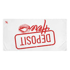 Deposit Here with a Kiss | Mix & Match XL Fun-Flirty Lovers’ Towels
