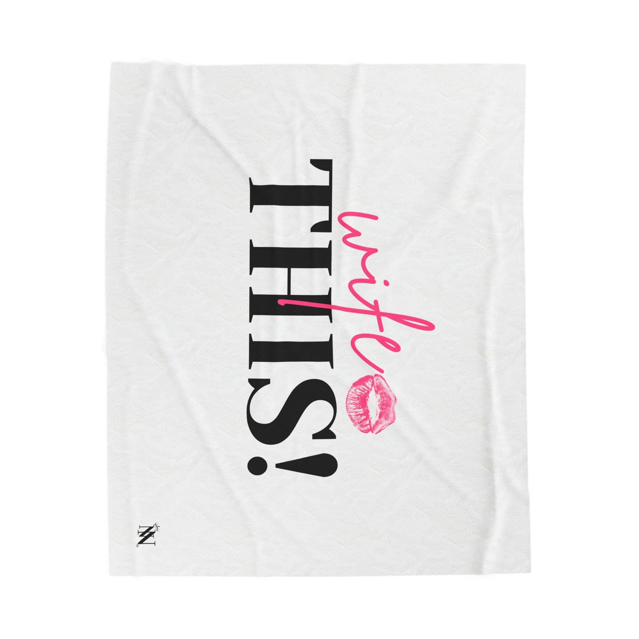 Wife This! With a Kiss | Mix & Match Soft Fun-Flirty Lovers’ Blankets