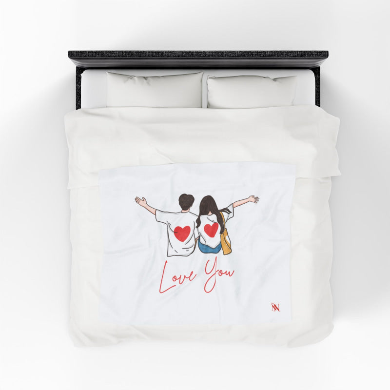 Love You Couple | Mix & Match Soft Fun-Flirty Lovers’ Blankets