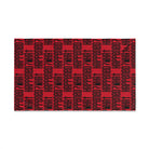 What Happened? Patterned Red | Nectar Napkins Classic Fun-Flirty Lovers’ Towels